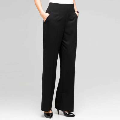 Flat Front Bootleg Pant